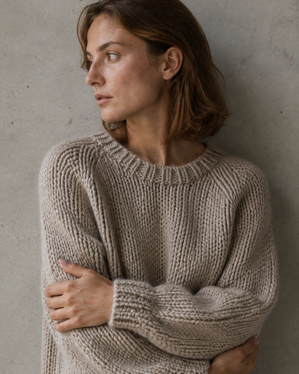 Chunky knit sweater