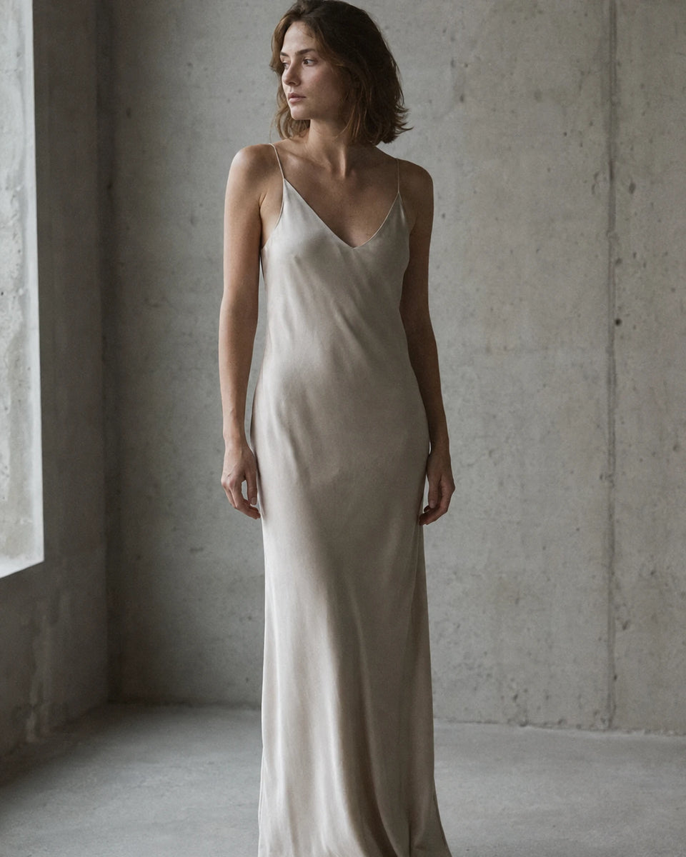 Silk slip dress